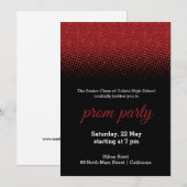 Invitation Halftone Moderne (Devant / Derrière)