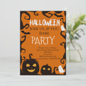 Invitation Halloween (Debout devant)
