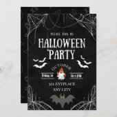 Invitation Halloween (Devant / Derrière)