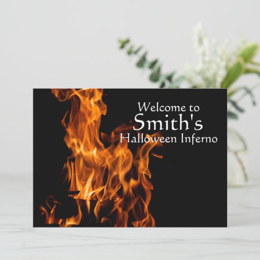 Invitation Halloween (Debout devant)