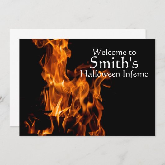 Invitation Halloween (Devant / Derrière)