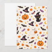 Invitation halloween (Devant / Derrière)