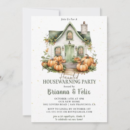 Invitation Halloween (Devant)