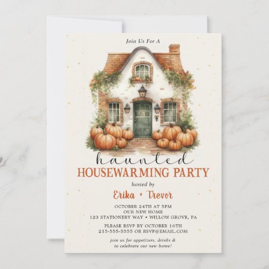 Invitation Halloween (Devant)