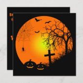 Invitation Halloween (Devant / Derrière)