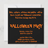 Invitation Halloween (Dos)