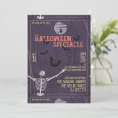 Invitation Halloween (Debout devant)