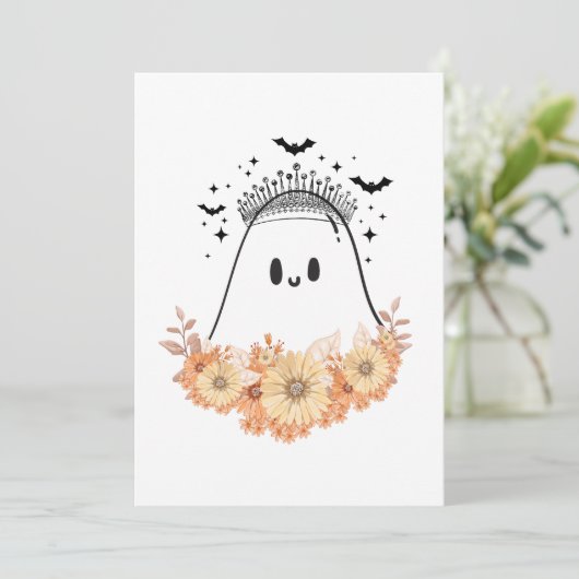 Invitation Halloween (Debout devant)