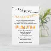 Invitation Halloween (Debout devant)