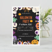 Invitation Halloween (Debout devant)