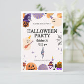 Invitation Halloween (Debout devant)