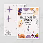 Invitation Halloween (Devant / Derrière)