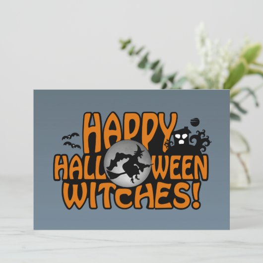 Invitation Halloween (Debout devant)