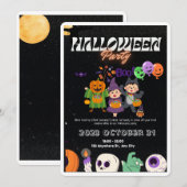 Invitation Halloween (Devant / Derrière)