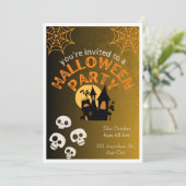 Invitation Halloween  (Debout devant)
