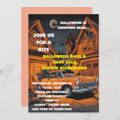 Invitation halloween (Devant / Derrière)