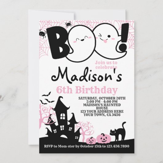 Invitation Halloween (Devant)