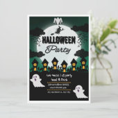 Invitation Halloween (Debout devant)