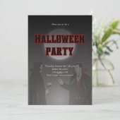 Invitation Halloween (Debout devant)