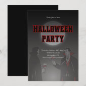 Invitation Halloween (Devant / Derrière)
