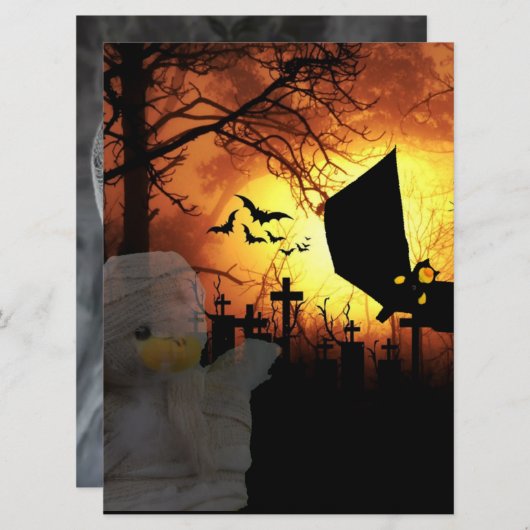 Invitation Halloween (Devant / Derrière)