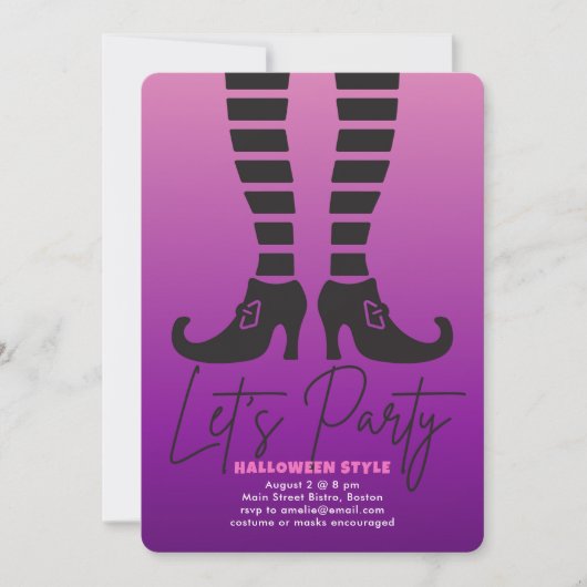 Invitation Halloween (Devant)