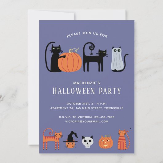 Invitation Halloween (Devant)