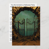 Invitation Halloween (Devant / Derrière)