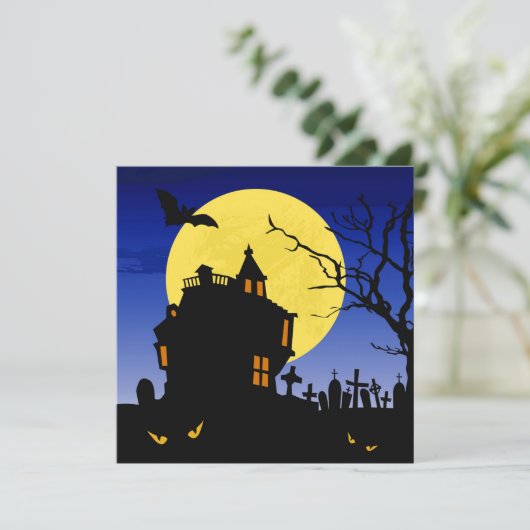 Invitation Halloween (Debout devant)