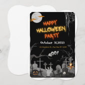 Invitation Halloween (Devant / Derrière)