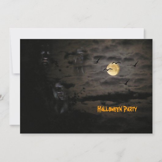Invitation Halloween #1 (Devant)