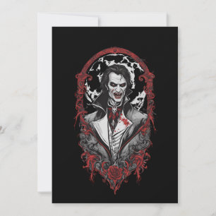 Invitation Halloween 12 vampire, b, monstre effrayant, horreu