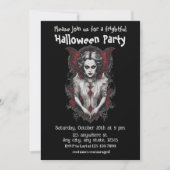 Invitation Halloween, 13 vampires, effrayant, effrayant, (Devant)