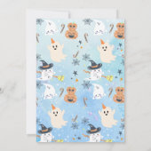 Invitation Halloween 1er anniversaire Boo tiful Blue Boy (Dos)