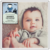 Invitation Halloween 1er anniversaire spottacular garçon