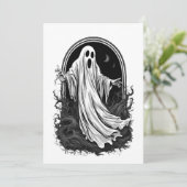Invitation Halloween 2 esprit, spoiler, cadeau, mignonette, v (Debout devant)