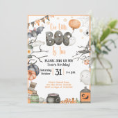 Invitation Halloween 2e anniversaire Notre petit livre est de (Debout devant)