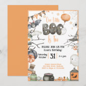 Invitation Halloween 2e anniversaire Notre petit livre est de (Devant / Derrière)