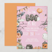 Invitation Halloween 2e anniversaire Notre petit livre est de (Devant / Derrière)