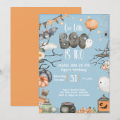 Invitation Halloween 2e anniversaire Notre petit livre est de (Devant / Derrière)
