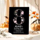 Invitation Halloween 8ème anniversaire