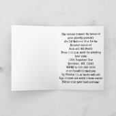 Invitation Halloween à cadre gothique (Intérieur)