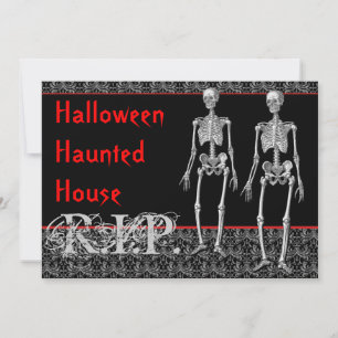 Invitation Halloween a hanté la hausse de Chambre des morts