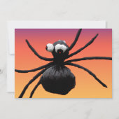 Invitation Halloween à l'araignée (Devant)