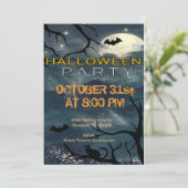 Invitation Halloween adulte du lundi de minuit (Debout devant)
