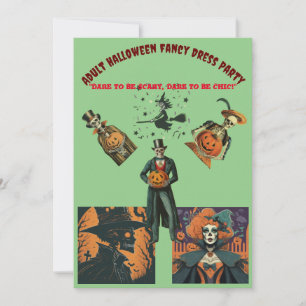 Invitation Halloween Adulte Fancy Dress Party