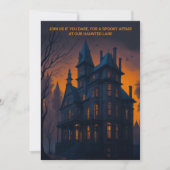 Invitation Halloween Adulte Haunween Haunted Mansion Costume  (Devant)
