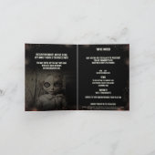 Invitation Halloween adulte poupée en possession (Intérieur)