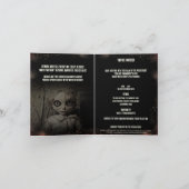 Invitation Halloween adulte poupée en possession (Intérieur)