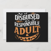 Invitation Halloween Adulte Responsable (Devant)